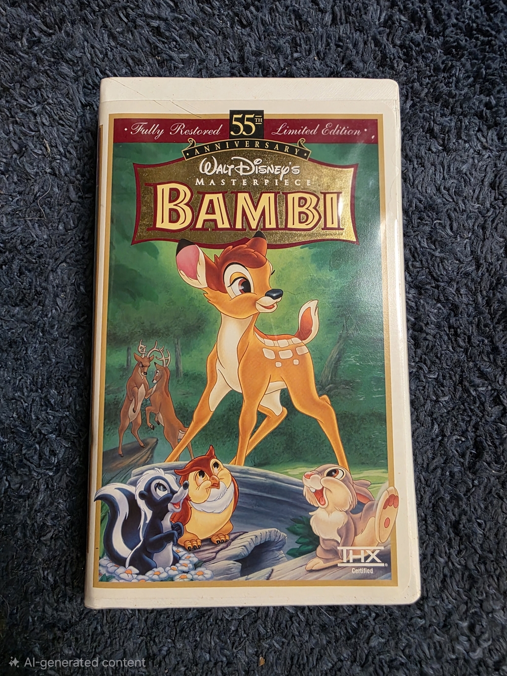 1997 Walt Disney Bambi 55th Anniversary VHS